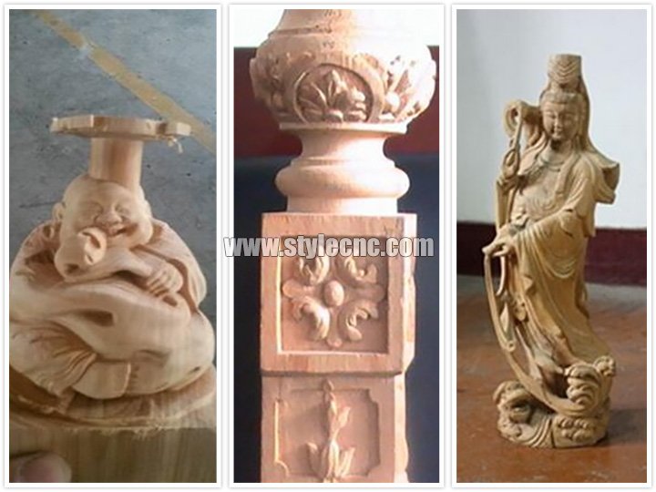 四軸旋轉(zhuǎn) 8 頭數(shù)控雕刻機(jī)樣品