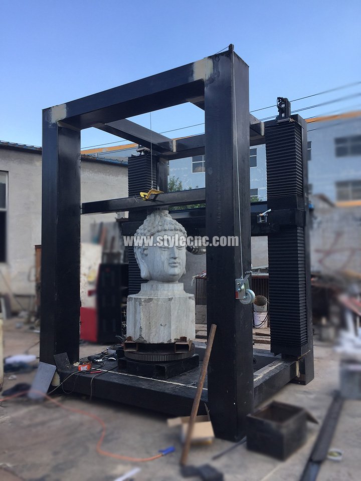 垂直 3D 數(shù)控石材雕刻機(jī) 垂直 3D 數(shù)控石材雕刻機(jī)