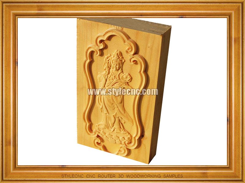 用于浮雕木工的3D數控銑床