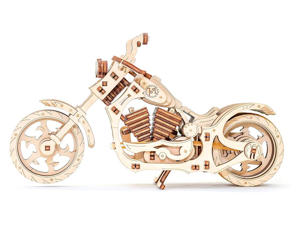 激光切割3D木制摩托車項目