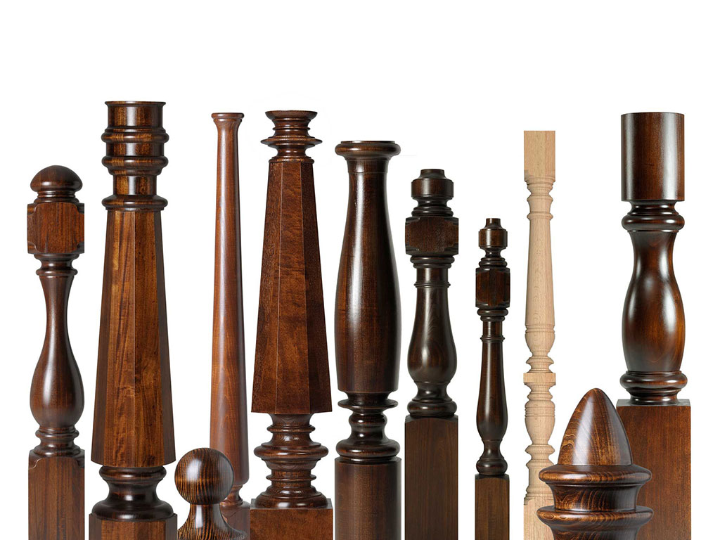 用于樓梯欄桿和桌腿的工業數控木工車床