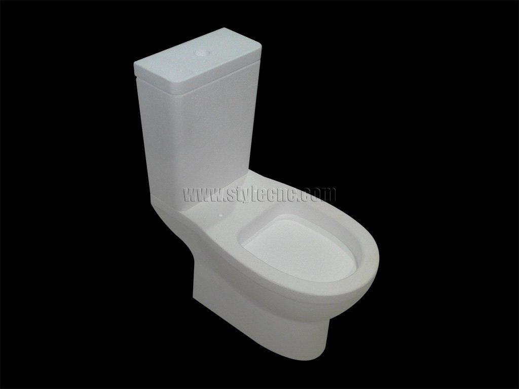 五軸數控加工3D馬桶原型的 EPS 實體模型