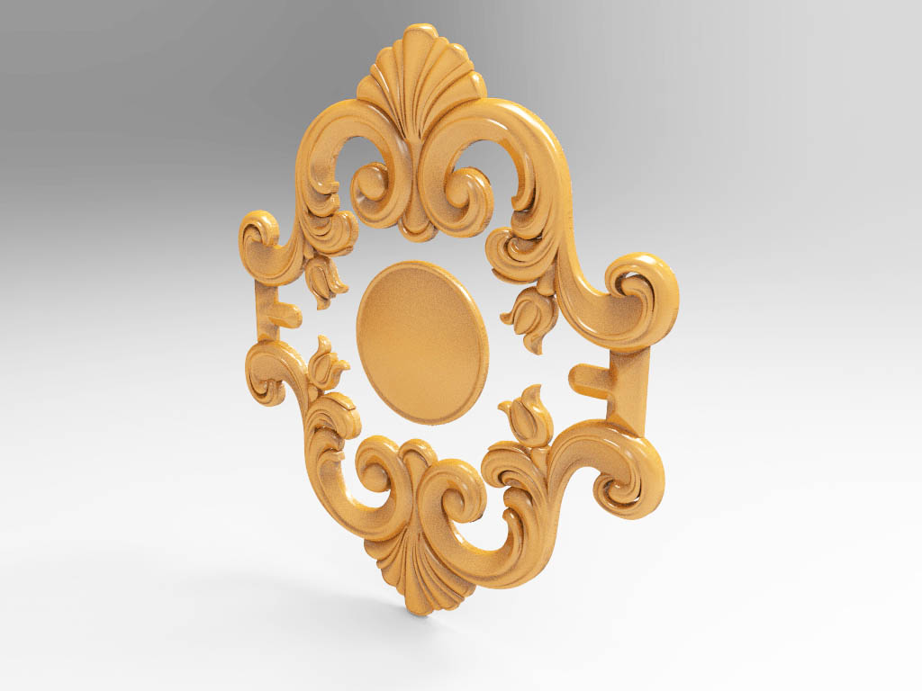 數控木工雕刻機 3D 家居裝飾設計 STL 檔