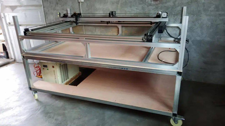 組裝 XY 軸及機架 組裝 XY 軸及機架