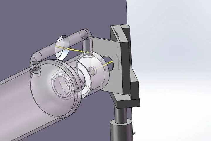 1面鏡光路設計 1面鏡光路設計