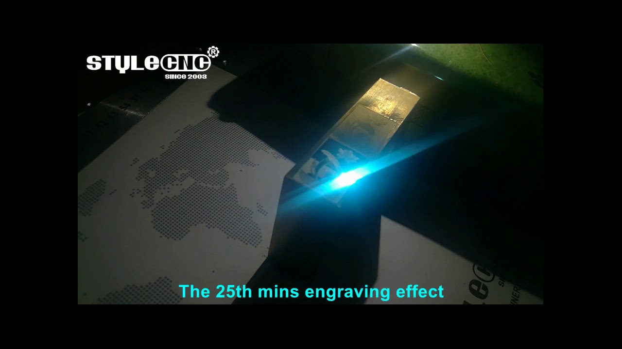 三軸光纖激光雕刻機3D浮雕深雕